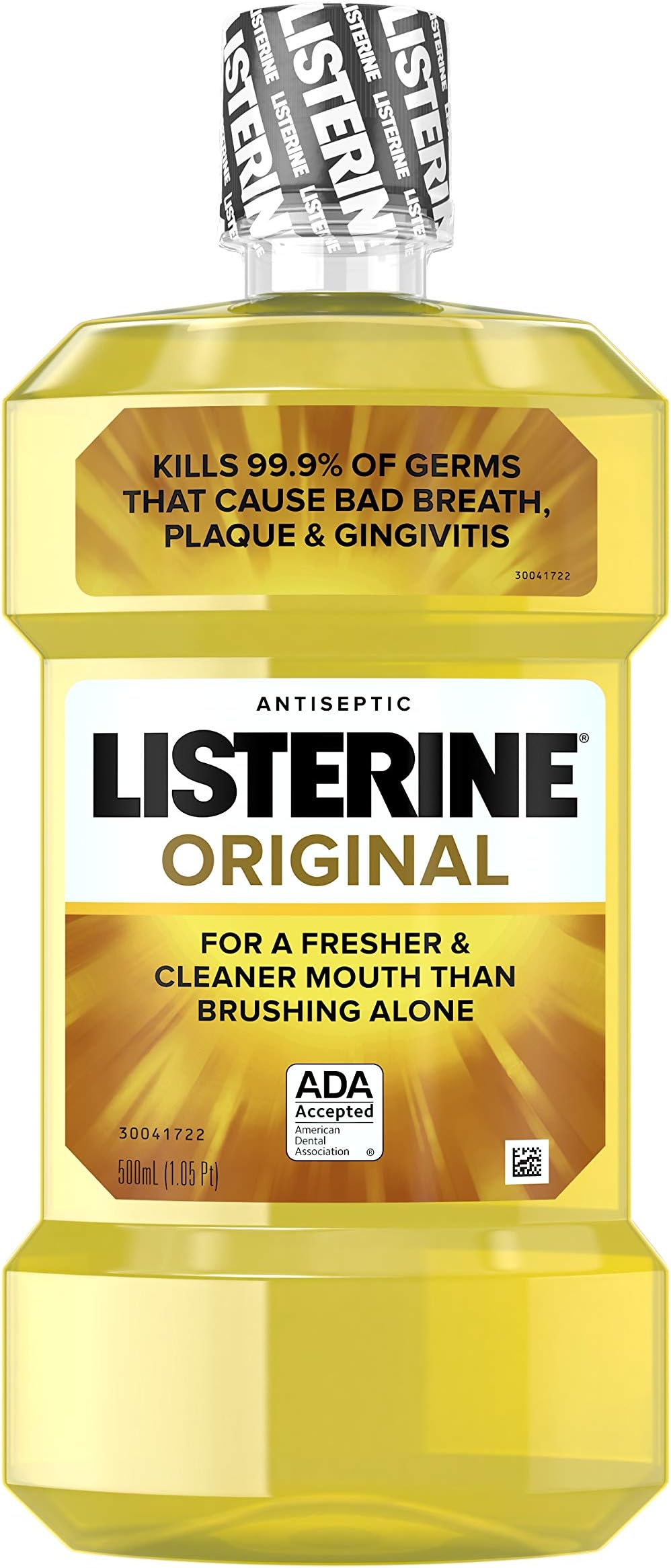 Listerine Original Antiseptic Mouthwash 500 mL (Packs of 3)