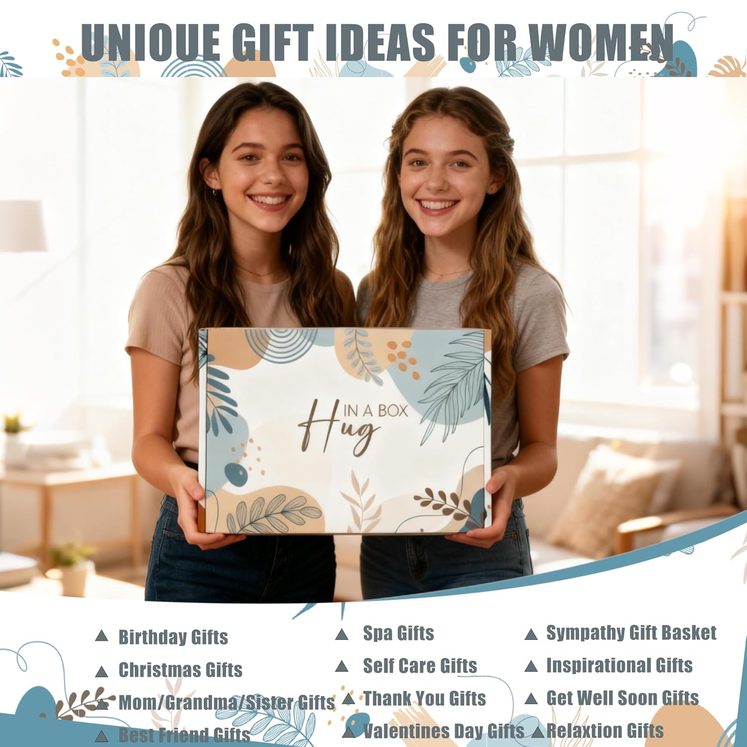 Get Well Gifts for Women, Self Care Baskets, Christmas Birthday Gifts Spa Care Package After Surgery Inspirational Thinking of You, Feel Better Encouragement Set for Women Sick Friends Mom