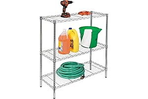 Honey-Can-Do 3-Tier Heavy-Duty Adjustable Shelves: Durable and Strong