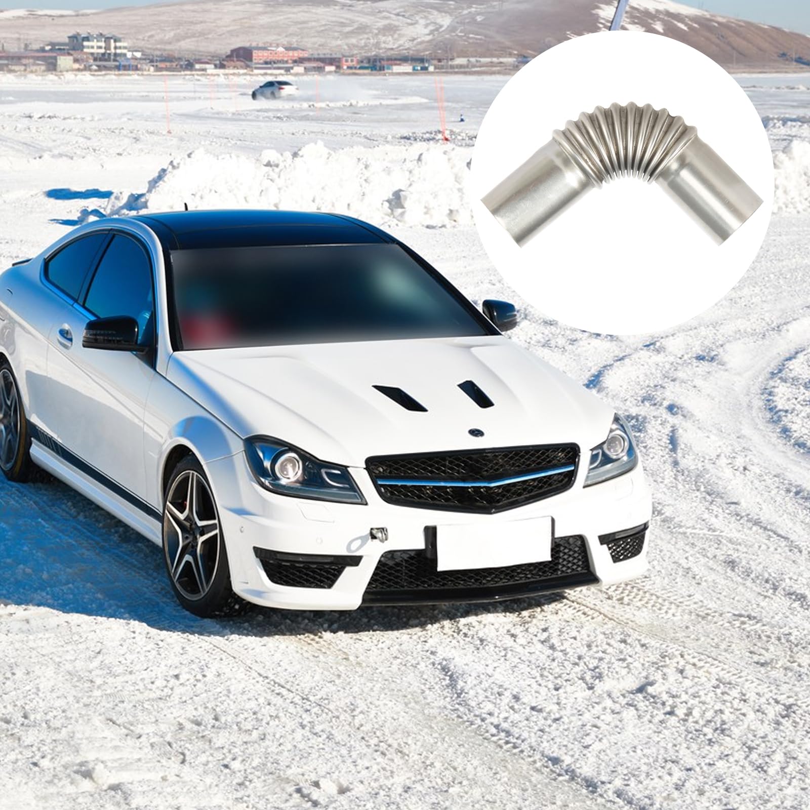 Edelstahl Abgasrohr Winkelverbinder 25 Mm – Für Eberspacher & Webasto Heizungen