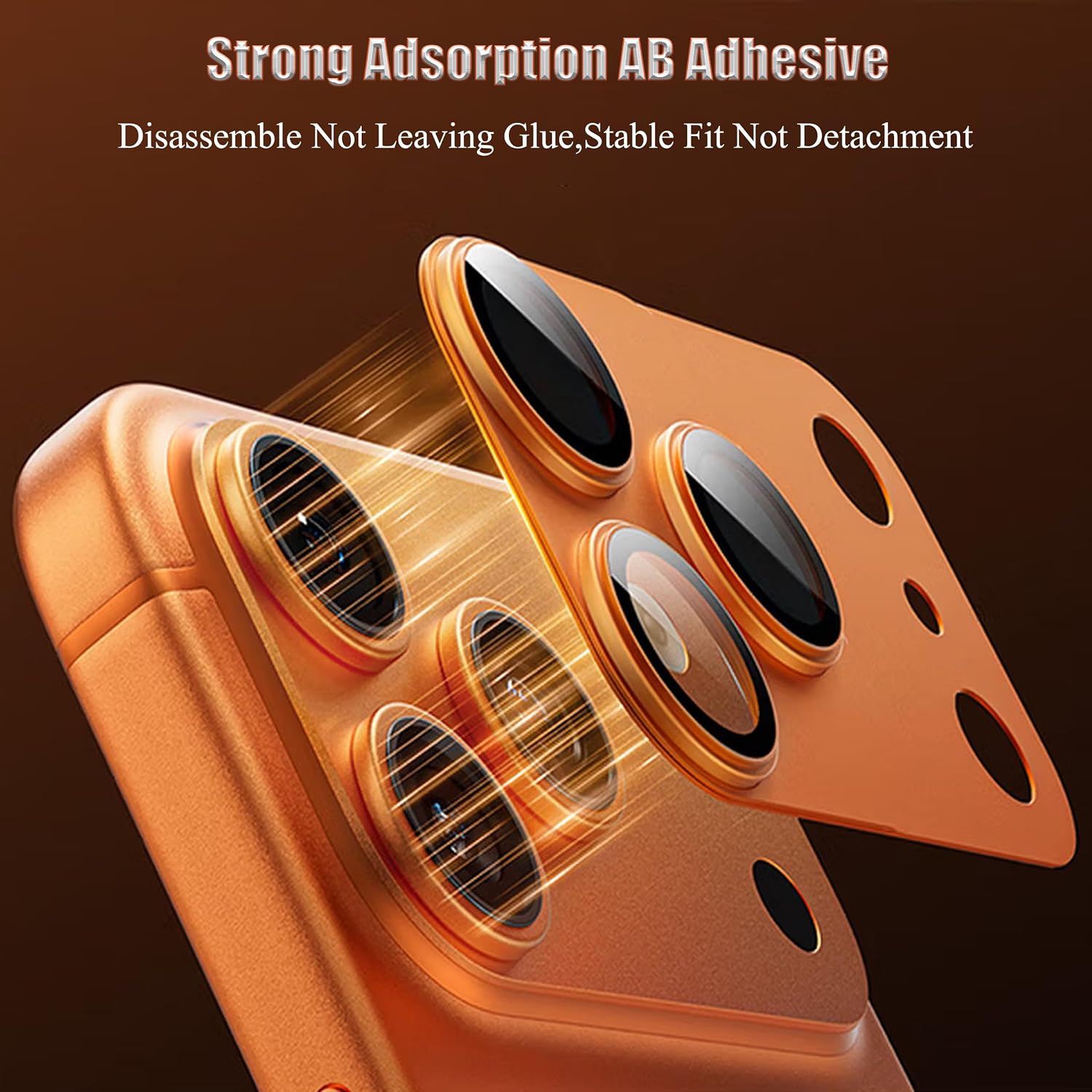for iPhone 17 Pro Max Camera Lens Protector AR Anti Reflection | Metal Aluminum Alloy Tempered Glass Military Grade Shatterproof Strong Adsorption Case-Friendly HD Clear Scratch Resistant
