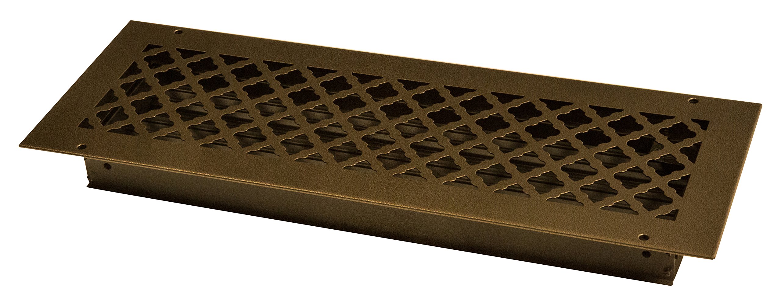 SteelCrest BTU20X6SORBH Series Designer Wall/Ceiling Vent Cover, with Air-Volume Damper, and mounting Screws, Oil Rubbed Bronze
