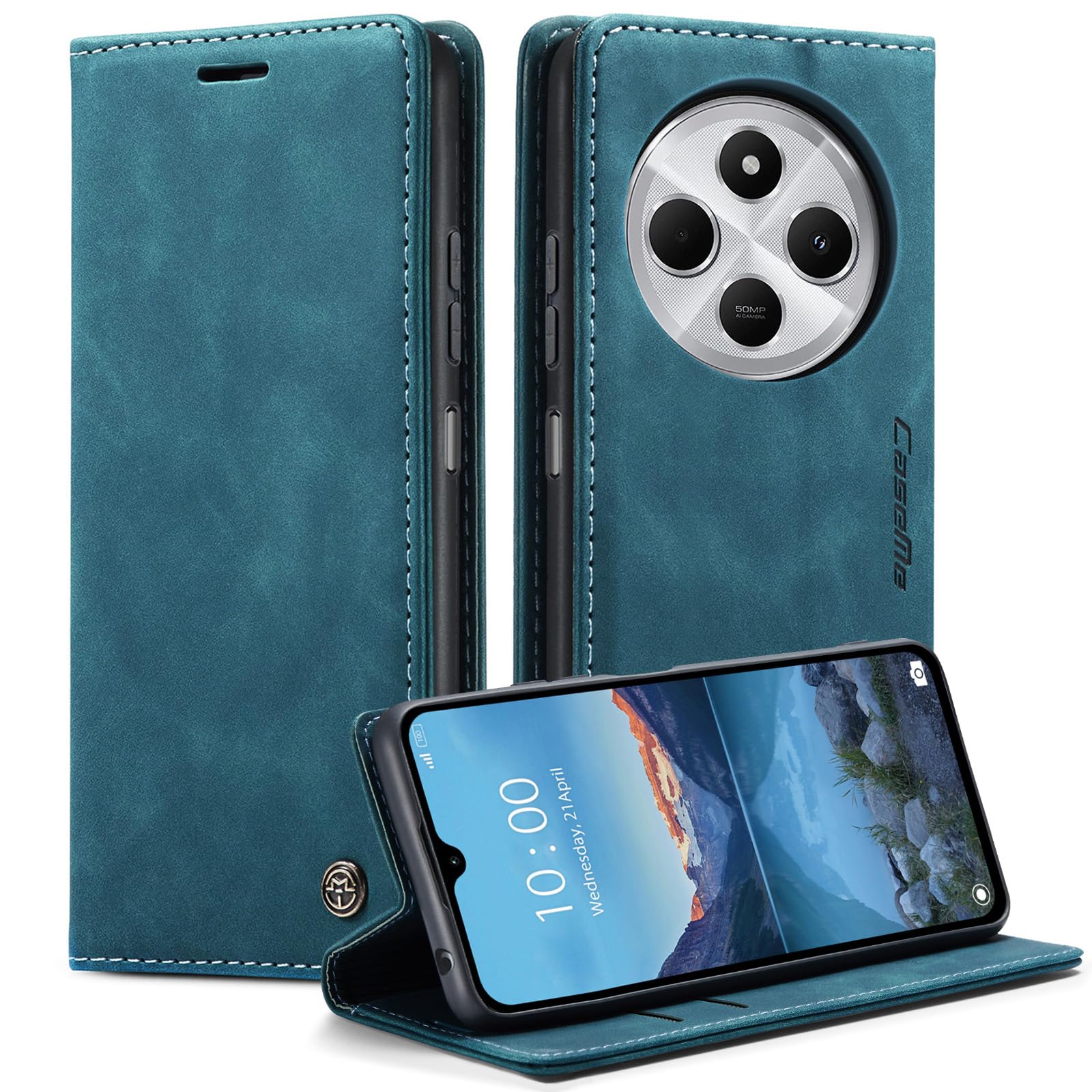 Amazon.com: Cracedily for Xiaomi Redmi 14C Case, Flip Wallet