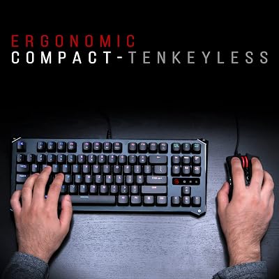 Bloody B930 TKL Tenkeyless Optical Switch Gaming Keyboard Gaming | Fastest Keyboard Switches in Gaming |Ultra-Compact Form Factor | RGB LED Backlit Keyboard | Quiet & Linear