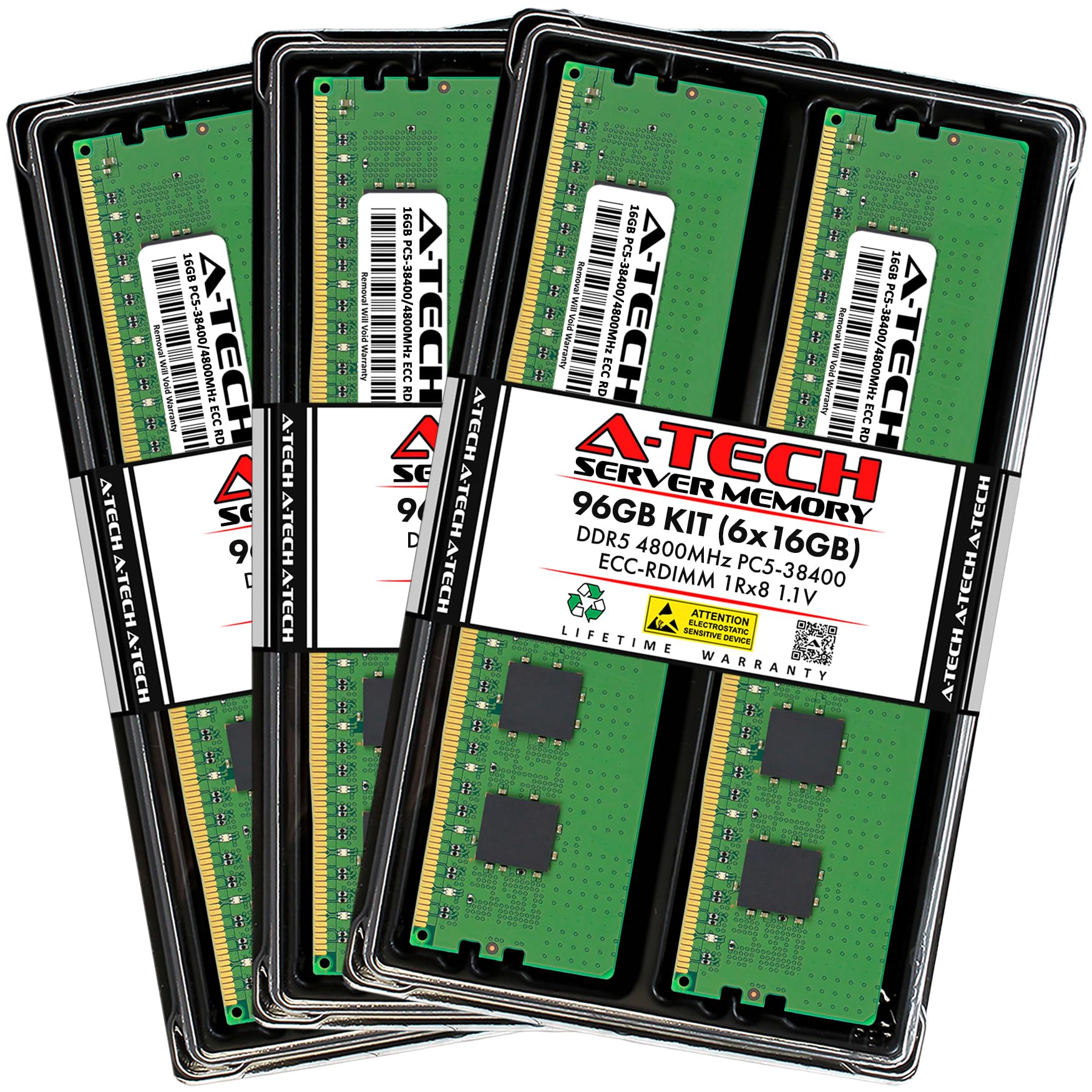 A-Tech 96GB Kit (6x16GB) RAM for Dell PowerEdge R6615, R6625