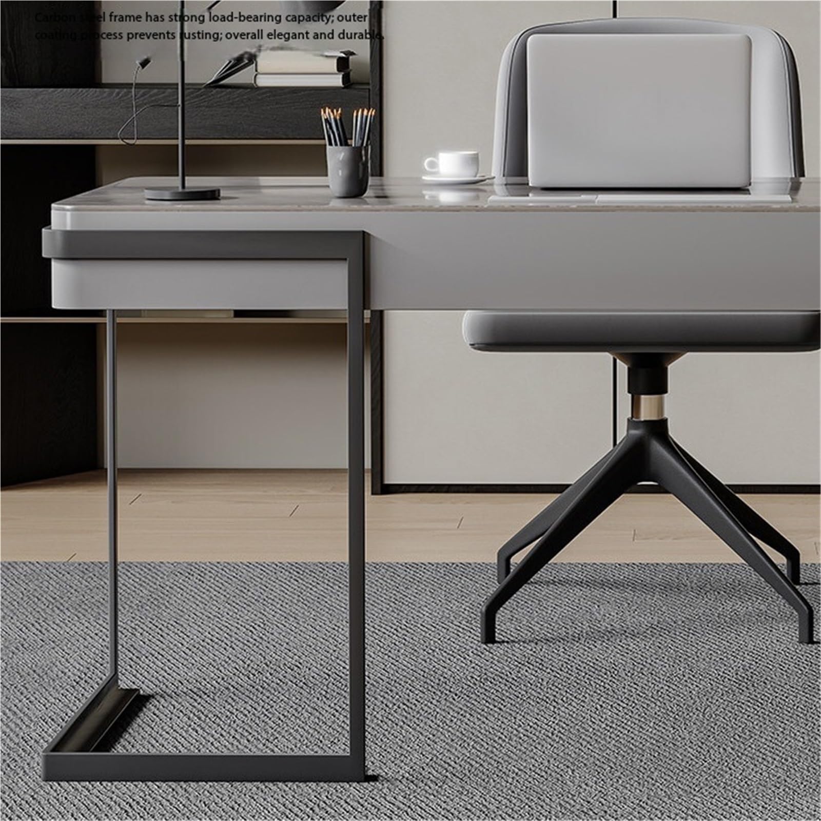 Tavolo da ufficio for computer con cassetti portaoggetti Scrittoio