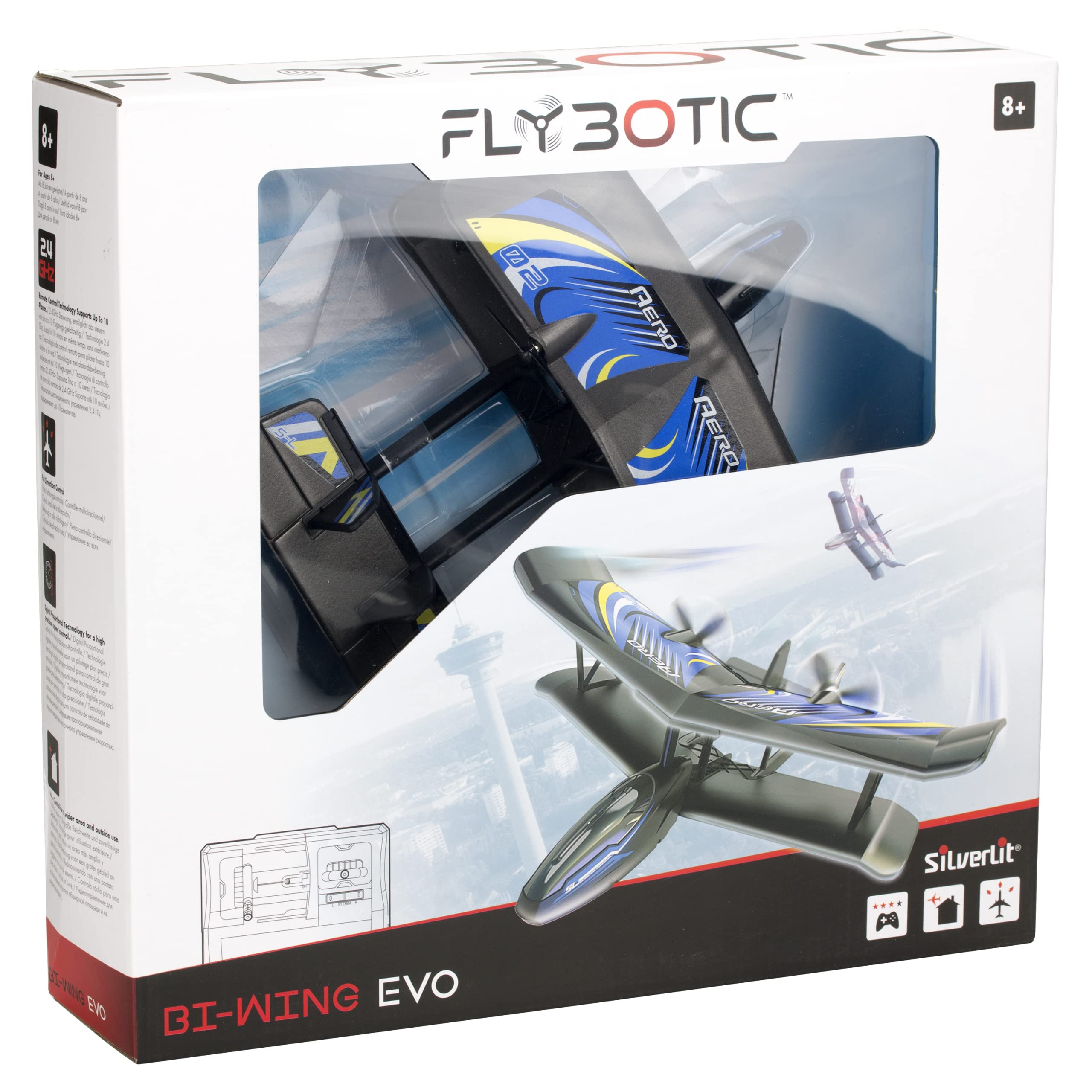 Giocattolo Aereoplano Flybotic Bi-Wing Evo - Dettaglio