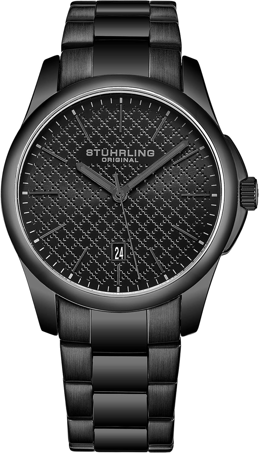 Stuhrling Original Mens Slim Dress Watch Stainless Steel