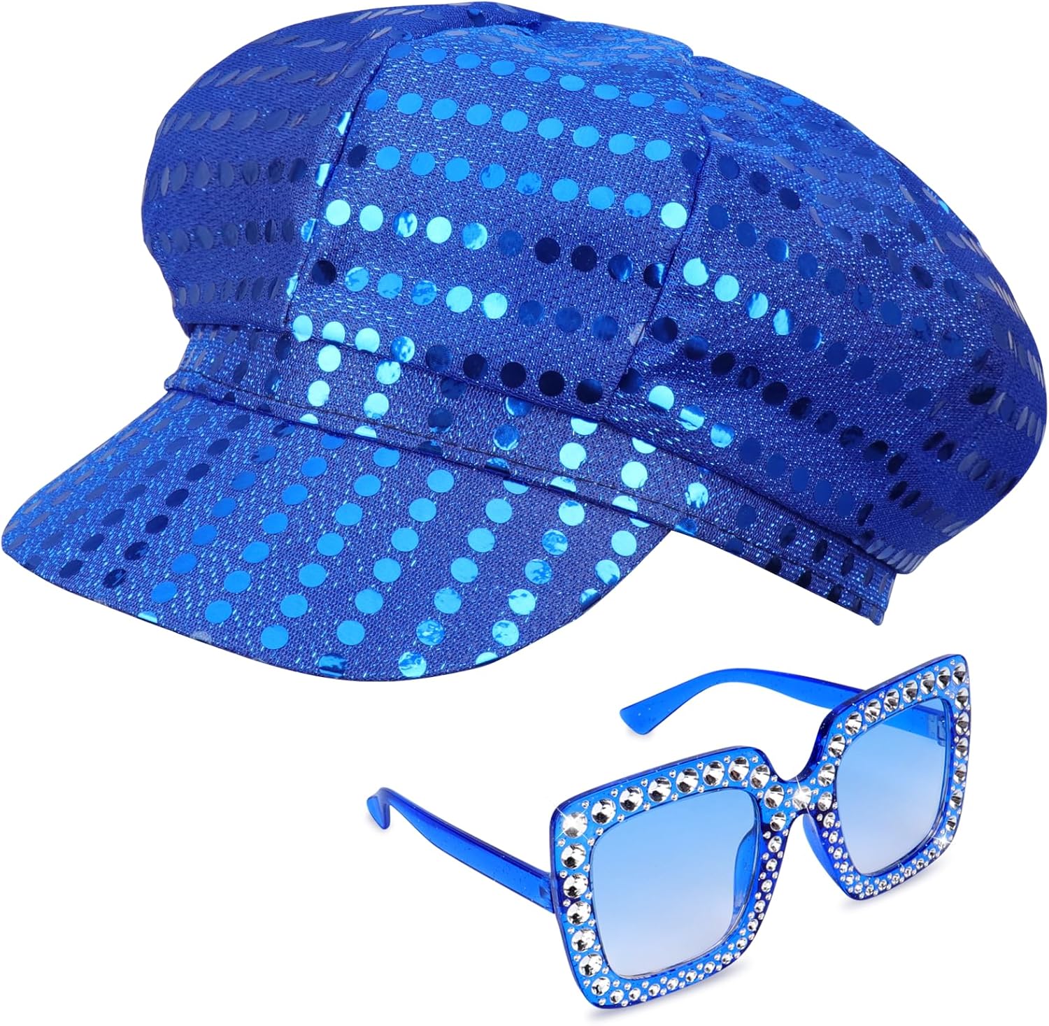 Cappello Uomo Donna Festa Cappello Fedora Con Paillettes Cappello Western Brillante Per Feste E Cosplay 508235 - Foto 5