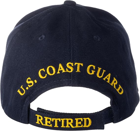 U.S. Coast Guard Retired Hat Cap Blue