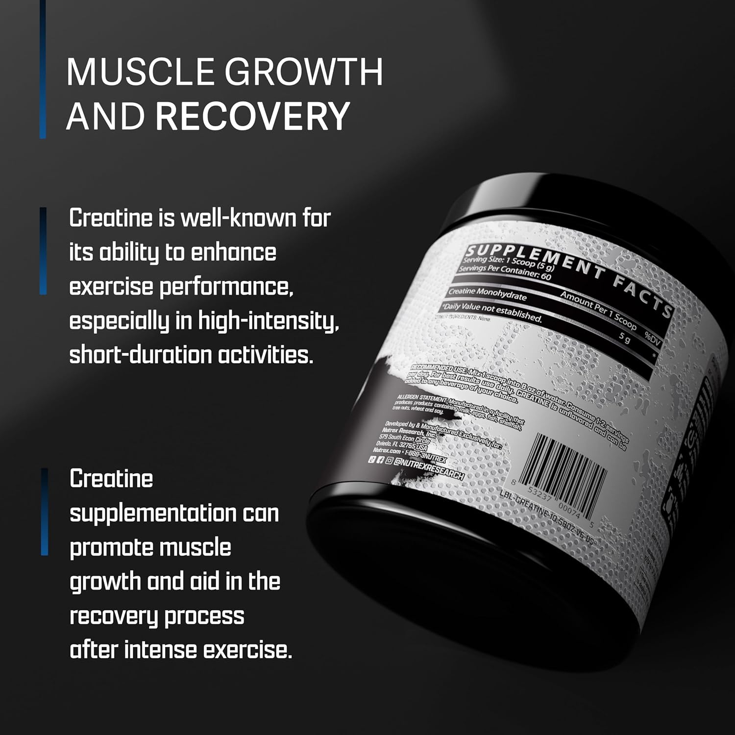 Nutrex Research EAA Hydration Maui Twist Aminos & Creatine Monohydrate Powder