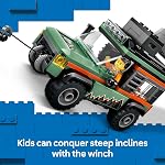 LEGO City camion tout-terrain 4x4 jouet de montagne - Ensemble de jouet de construction pour enfants, garçons et filles, 6 ans et plus - Idée cadeau amusante pour le Ramadan - avec figurine d'aventurier et accessoires - 60447