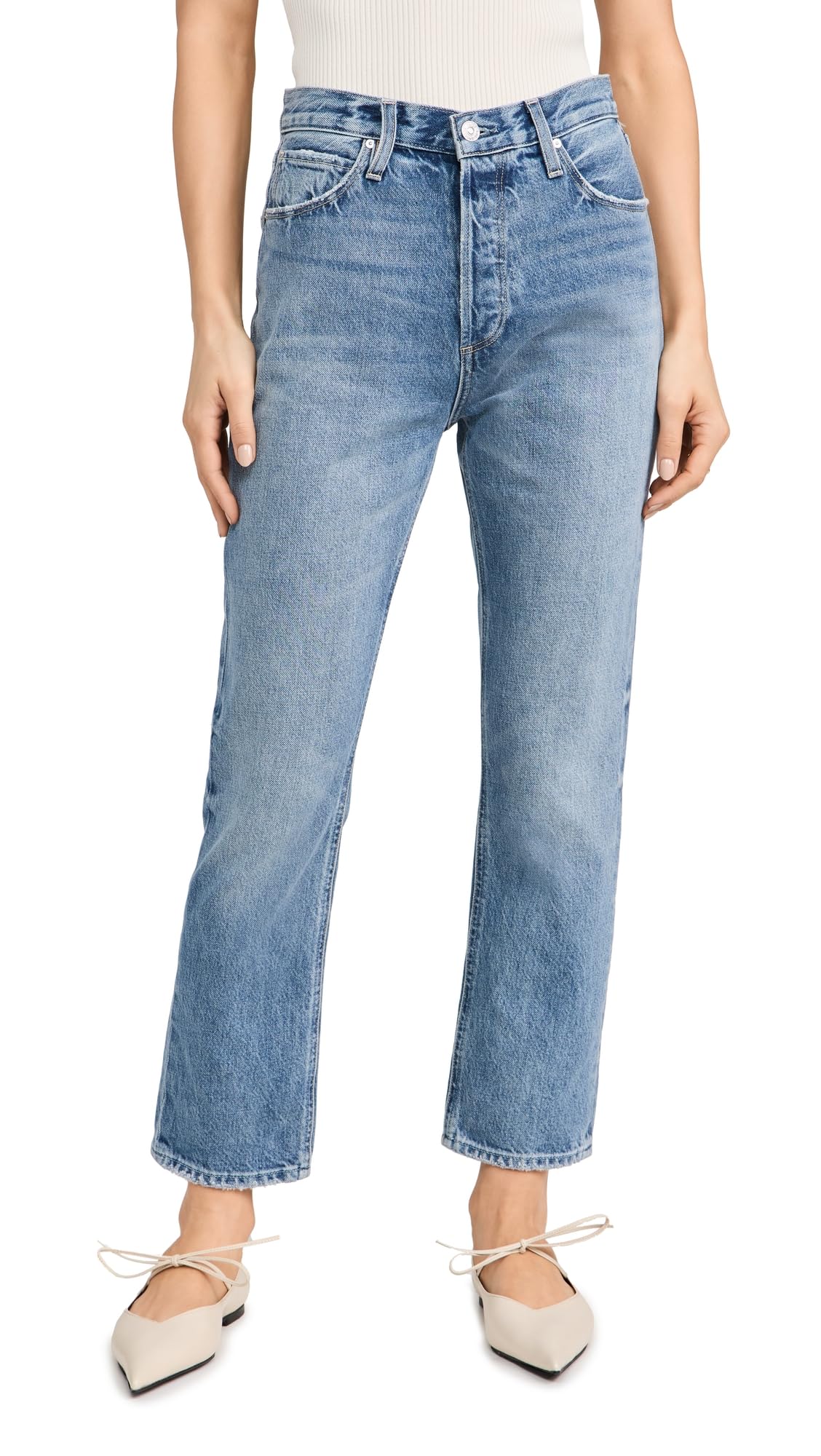 PAIGE Women's Billy Crop Jeans