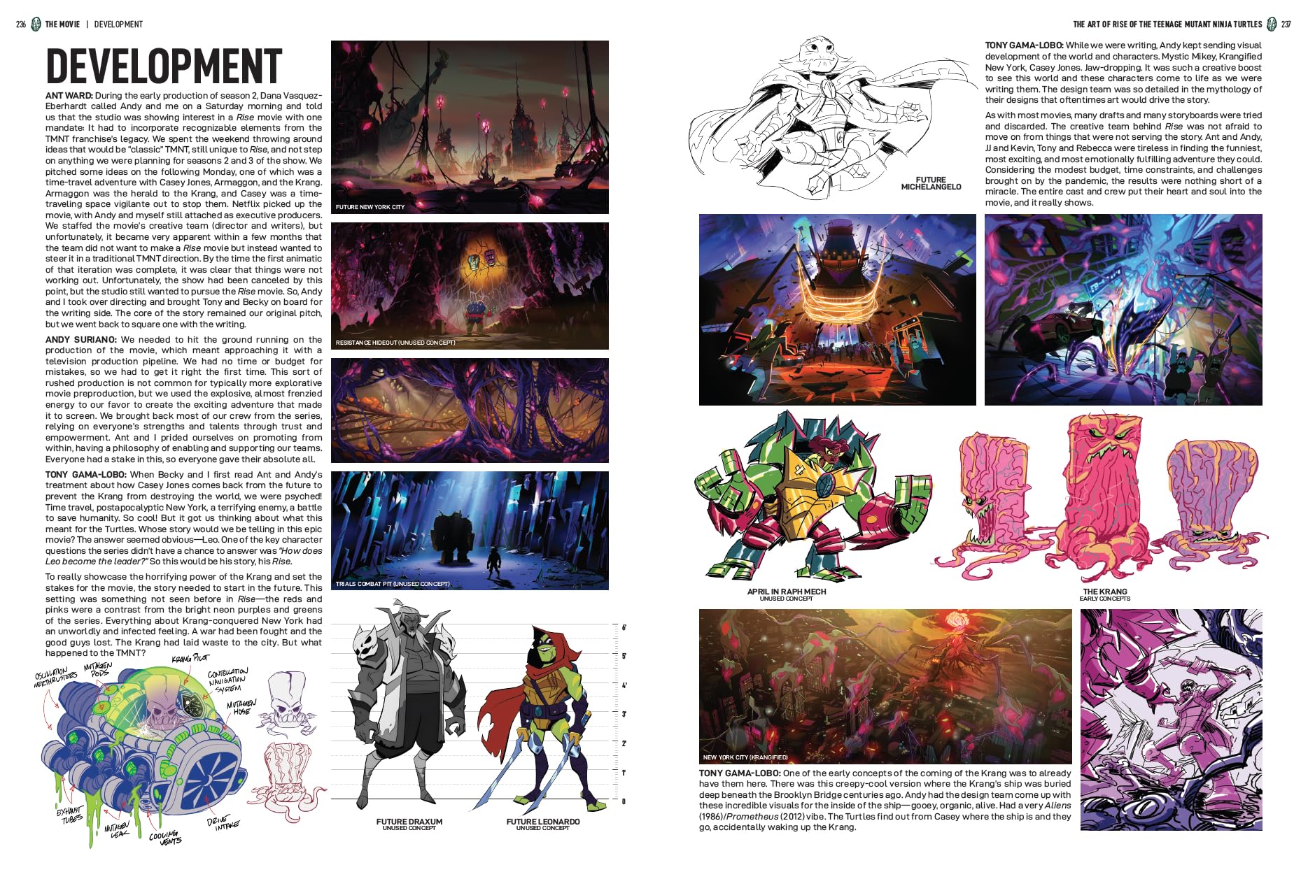 The Art of Rise of The Teenage Mutant Ninja Turtles