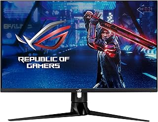 ASUS ROG Swift PG329Q 32” Gaming Monitor, 1440P WQHD (2560x1440), Fast IPS, 175Hz (Supports 144Hz), 1ms, G-SYNC Compatible, Low Motion Blur Sync, Eye Care, HDMI DisplayPort USB, Display HDR 600, Black