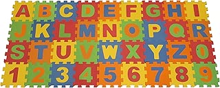 EVA Foam Alphabet and Numbers Play Mat, Forest & Twelfth Interlocking ABC/123 Mats Ideal for 3D Puzzle Building Blocks, Floor Mat, Educational Toy, Promotes Fun Creative Play in Children, Great Gift - coolthings.us