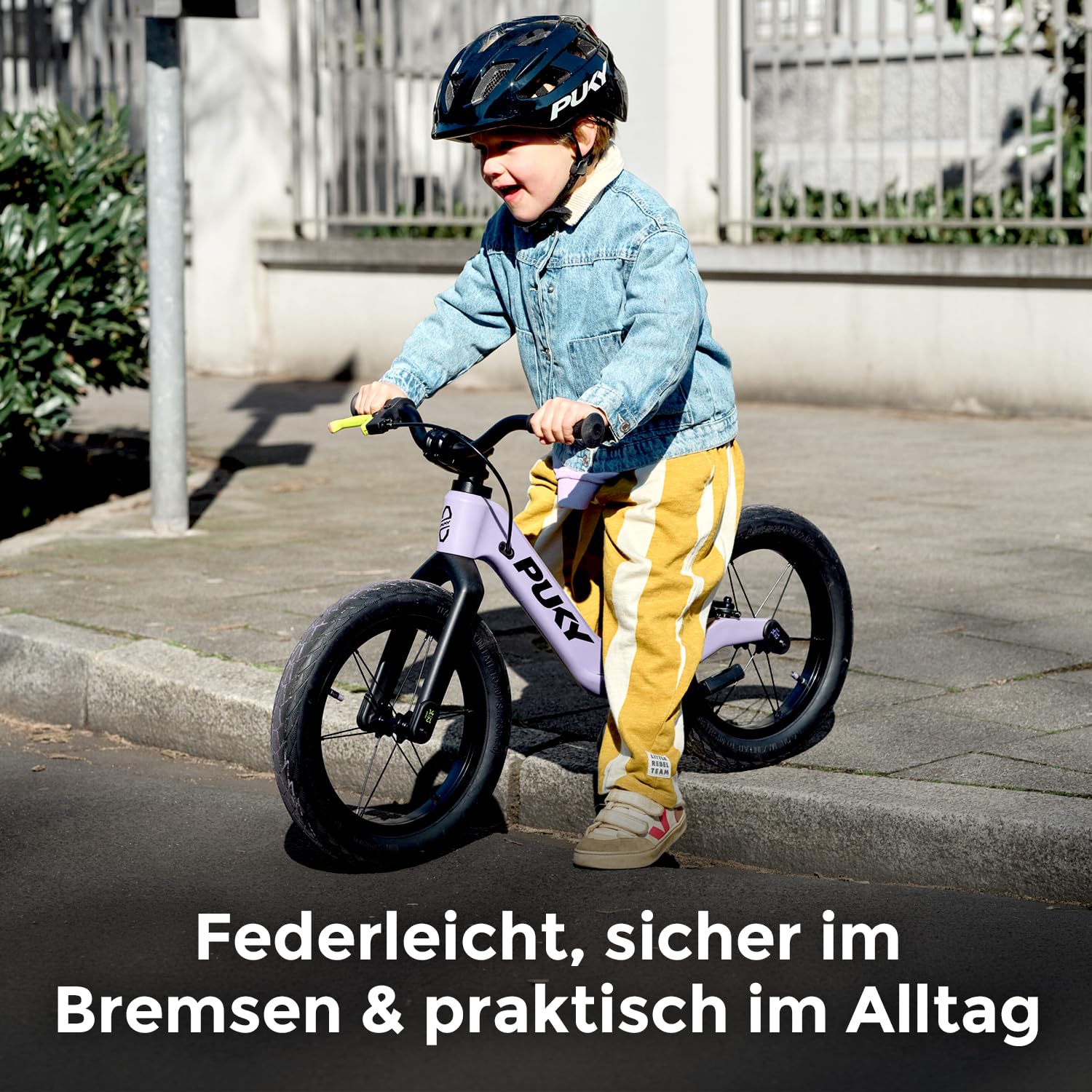 PUKY Next Product of The Year 2025 Vélo d'apprentissage réglable en hauteur à partir de 2 ans – 6 ans – Vélo d'apprentissage avec frein et poignées de guidon de sécurité