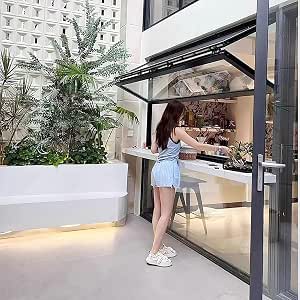 Folding Sliding Serving Window for Concession Stand - Double Hung ...