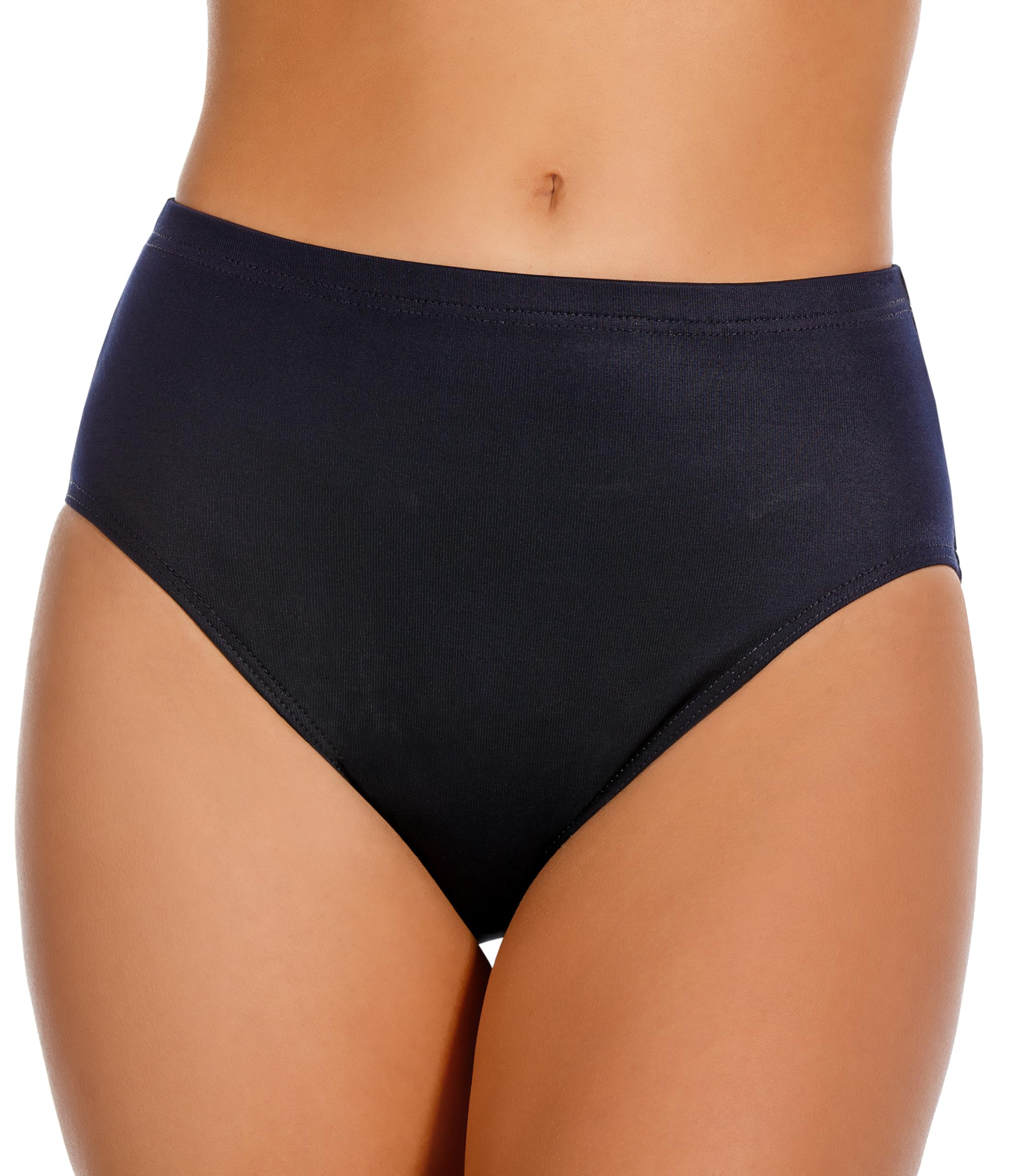 Miraclesuit Womens Swimwear Basic Pant High Waist Slimming Brief Bathing Suit Bottom Black 12
