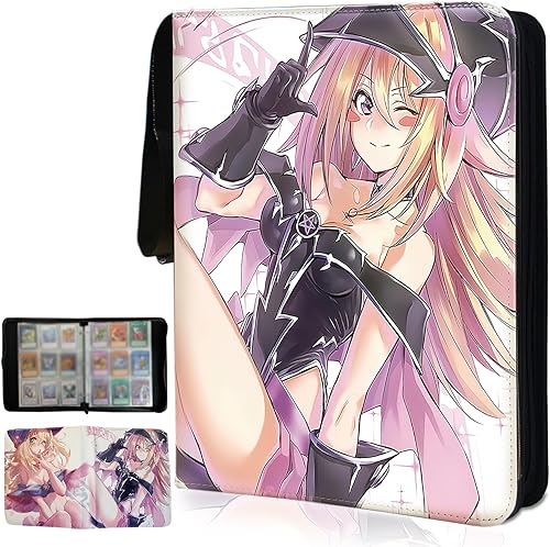 Trading YGO - Carpeta de tarjetas para 900 tarjetas, con 50 fundas extraíbles, juguetes regalos para niños y niñas