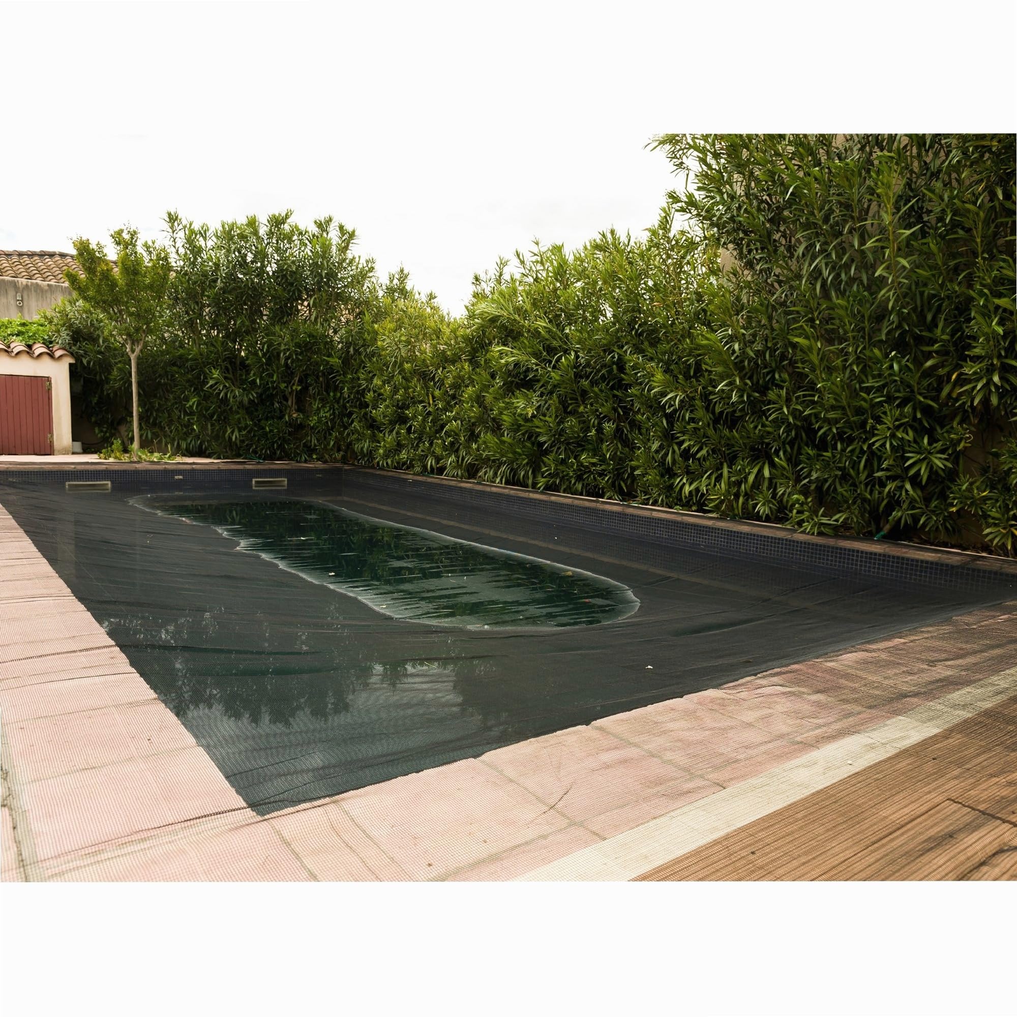 WERKA PRO Filet de Protection Piscine 100g/​m2 4 x 7 m, Gris