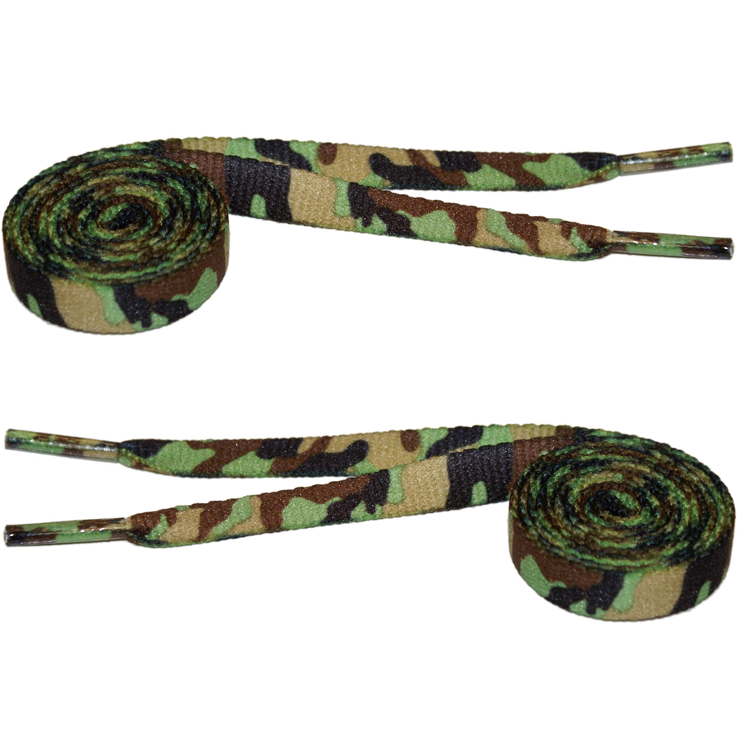 Shoe String King Designer Printed Shoe Laces Flat Skater Shoestrings - Chose Your Size and Design