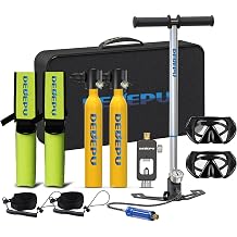 0.5L Mini Scuba Tank 3000PSI Reusable Pony Bottle