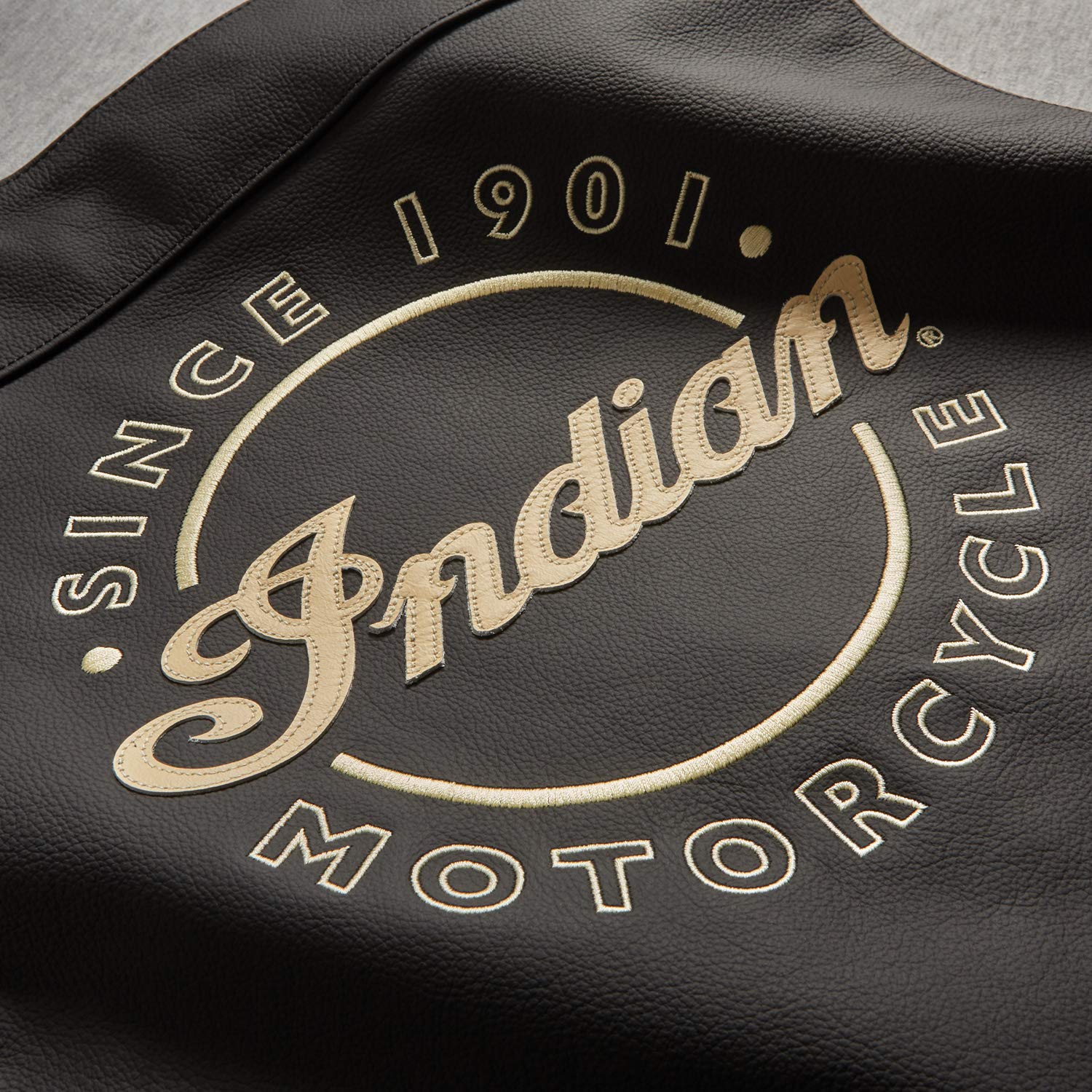 Indian Motorcycle Men's Classic Leather Vest, Black - XL : Amazon