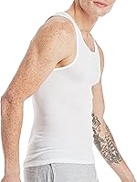 Vista 4 de Hanes Mens Ribbed Tank, Cotton Undershirt Tank, 6-Pack