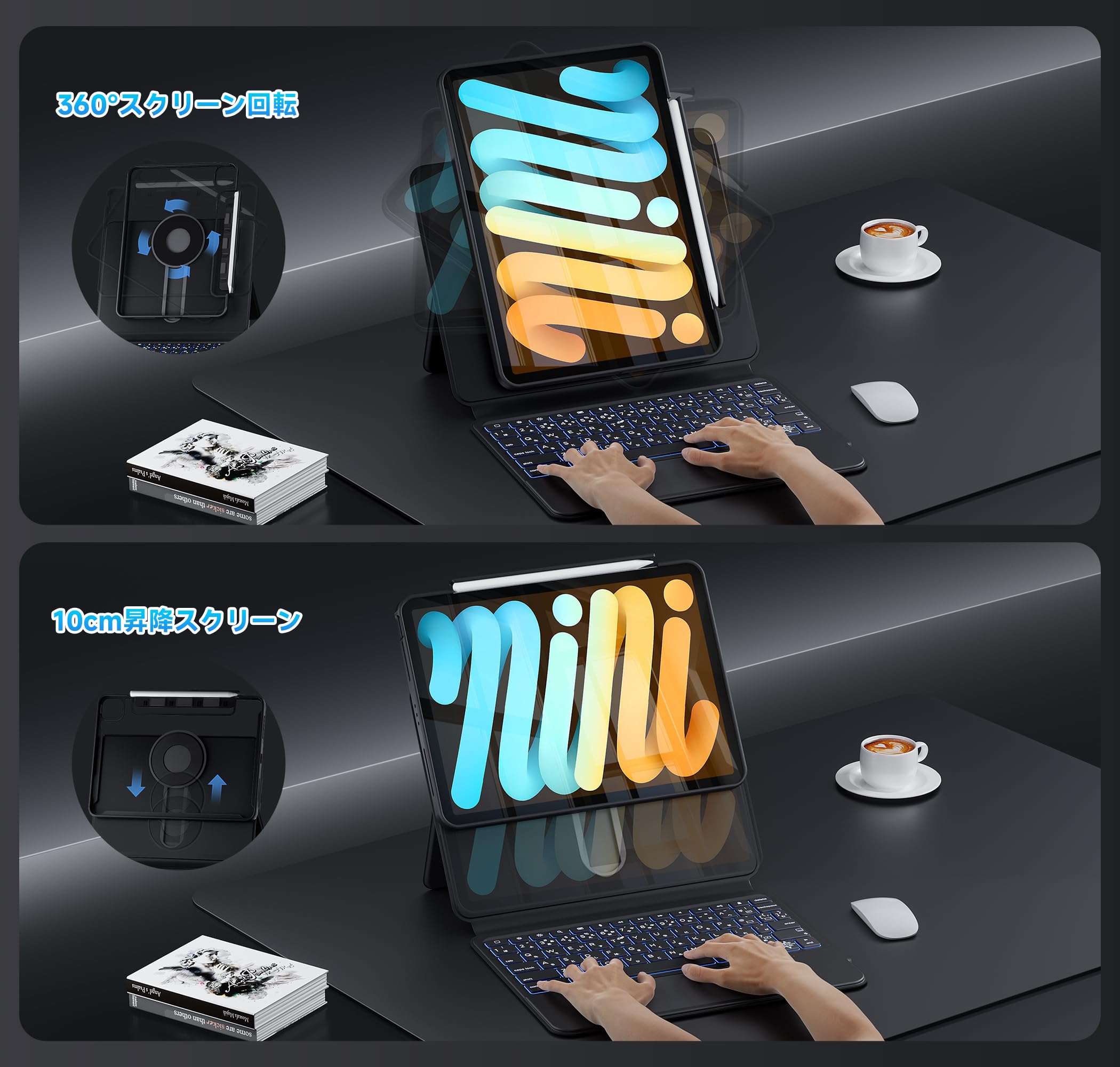Amazon.co.jp: BJBT iPad キーボードケース ipadAir 13インチ M4 対応