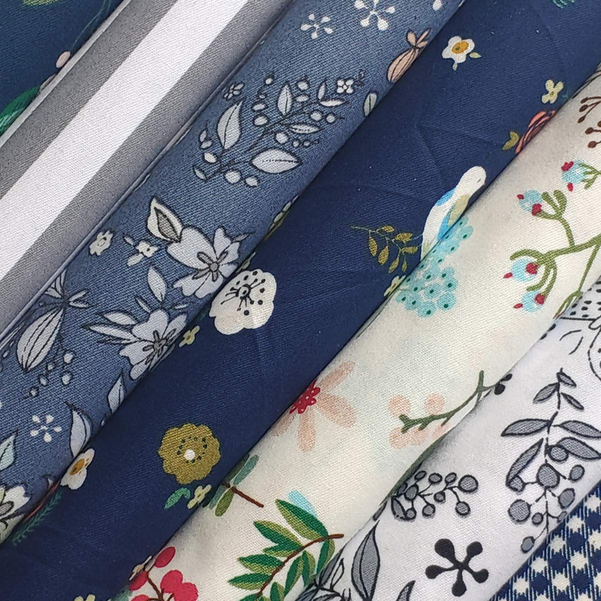 Broadcloth Blend Stripe Red/White, Fabric by the Yard