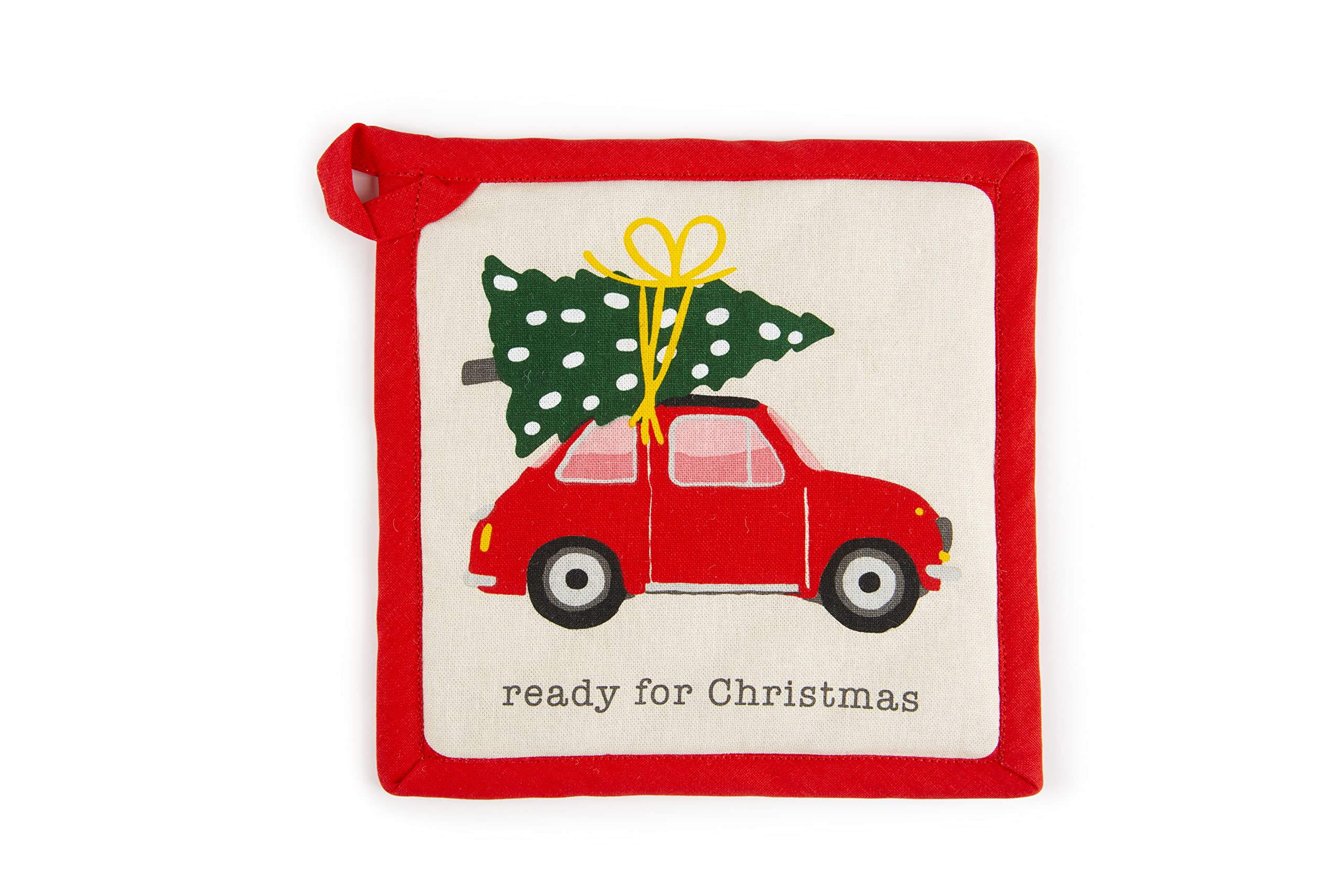 Excelsa Ready For Christmas Cotton Potholder