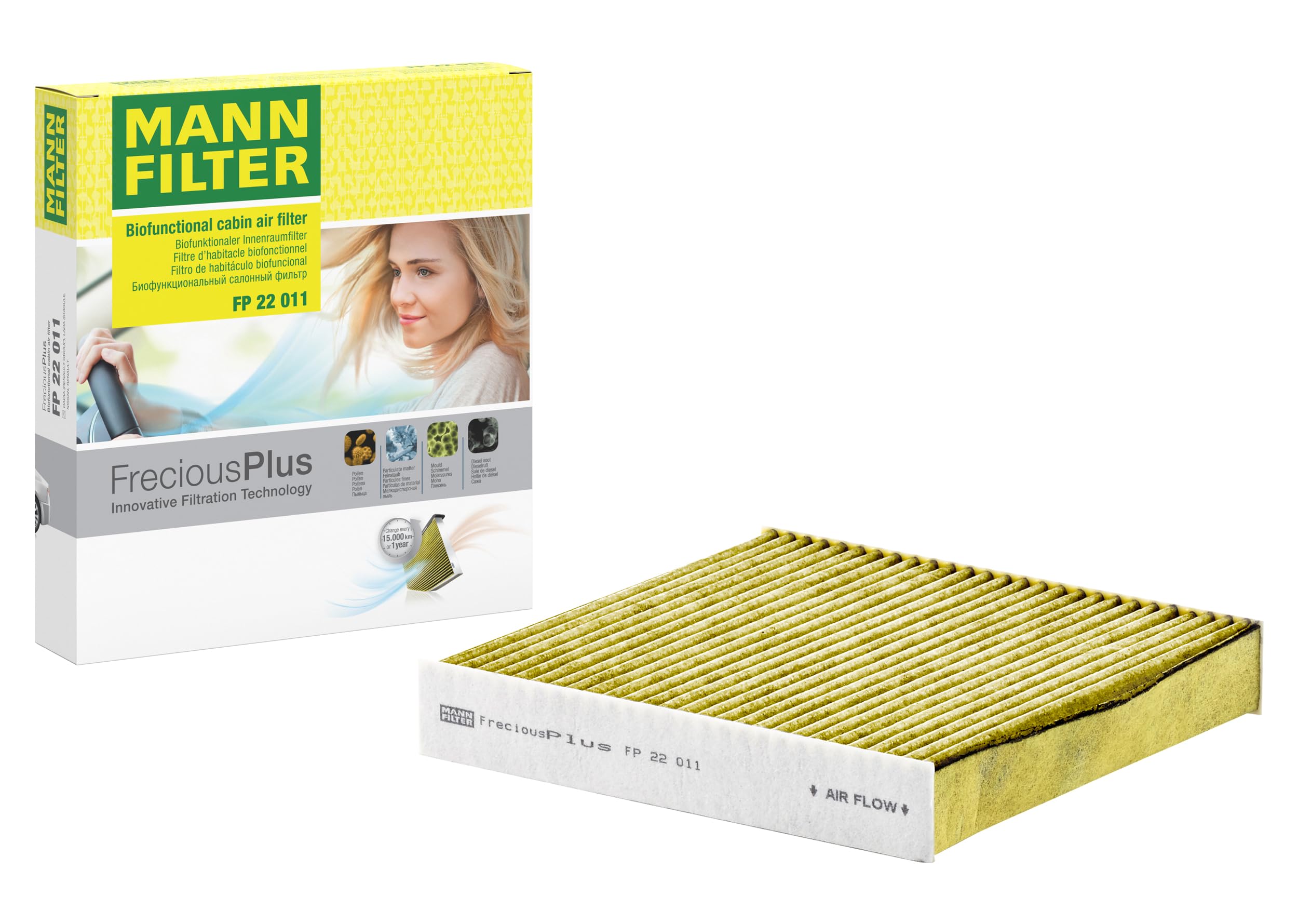 MANN-FILTER FreciousPlus - Anti-Alerjen Kabin Filtresi FP 22 011