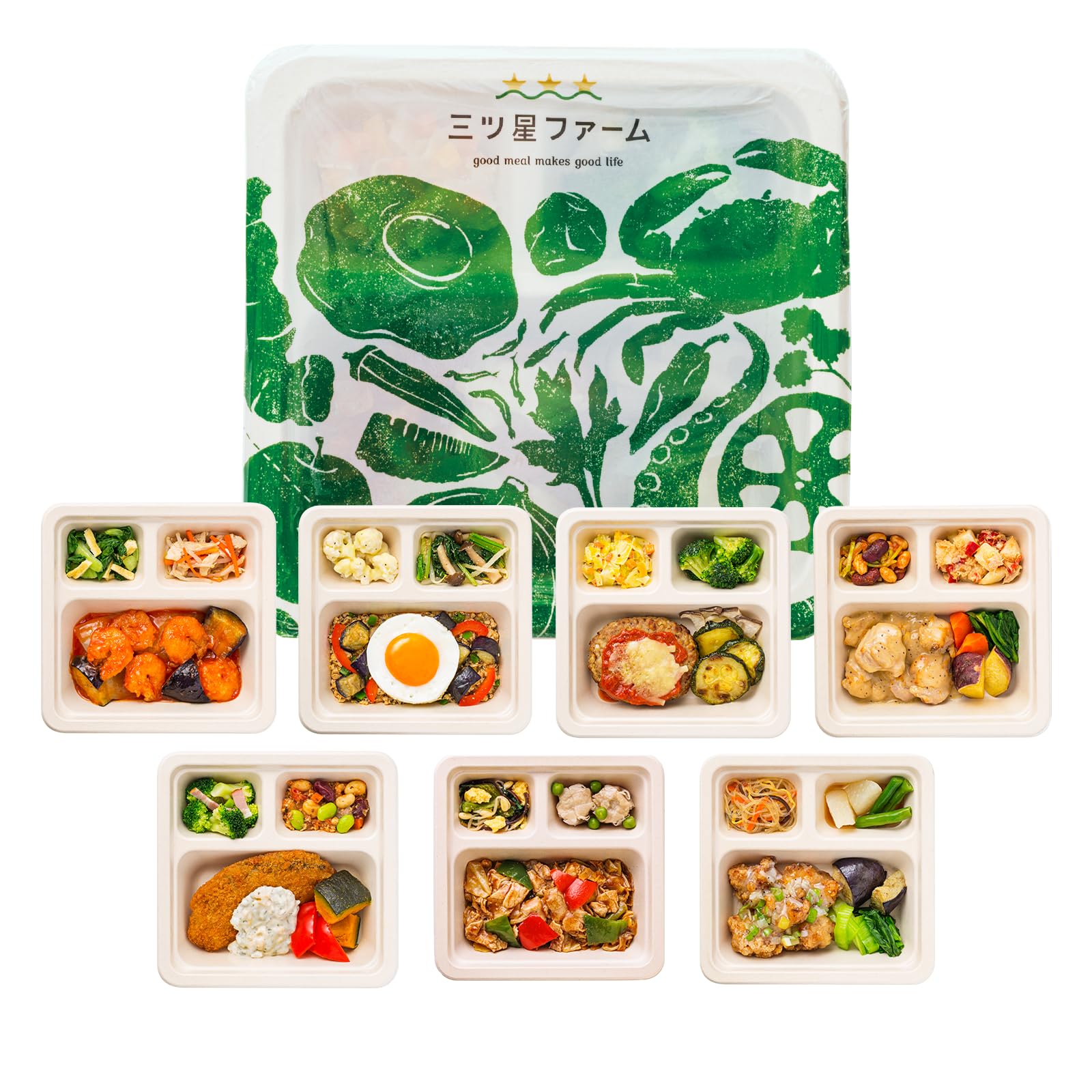 Amazon | 三ツ星ファーム 人気セレクト （7食/14食/21食） 冷凍弁当