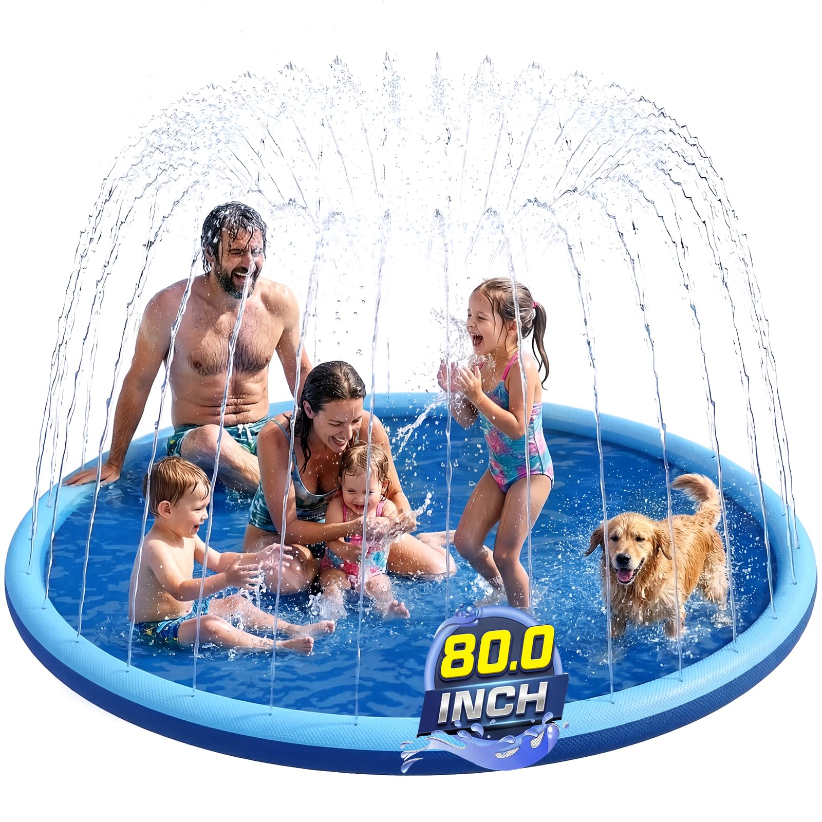 Photo 1 of KEGENMEI 80" Splash Pad for Kids and Dogs