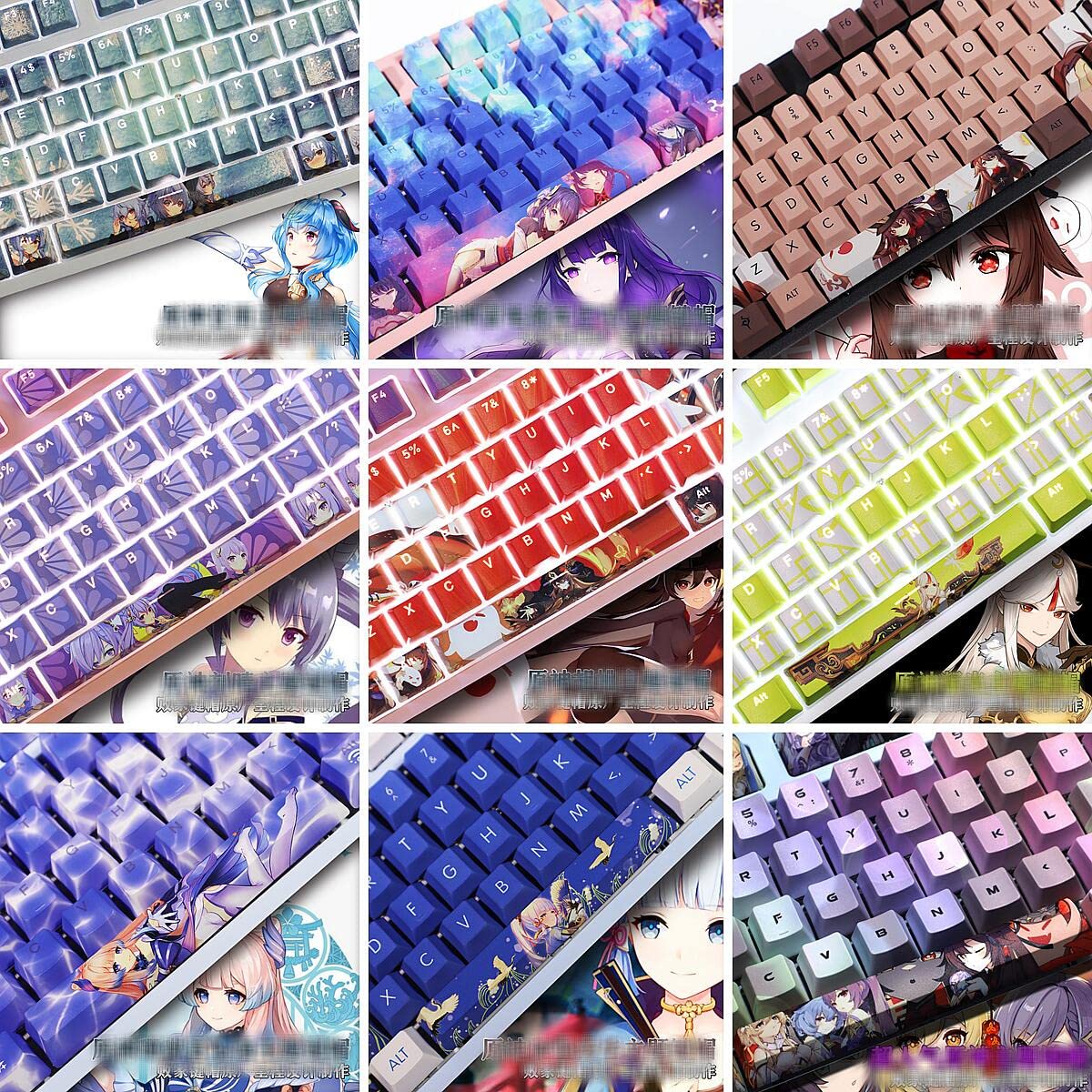 Amazon | 胡桃(フータオ) キーキャップ 原神グッズ げんしん PBT