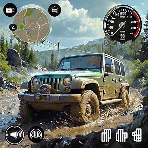 Offroad Mud Jeep Driving Simulator 2025: 4x4 Jeep Simulator Game