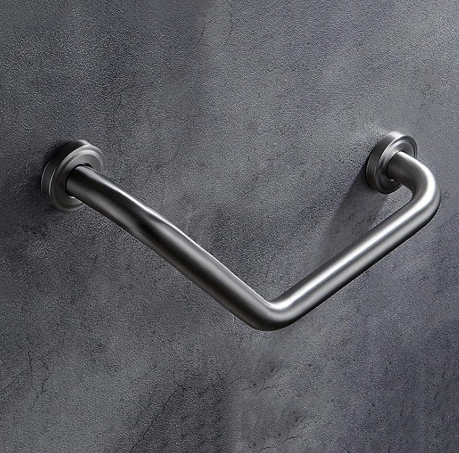 Barra de Seguridad para Baño, Asidero de Acero Inoxidable para Ducha, Barra de Equilibrio para Baño, Soporte de Seguridad para Barandilla de Pared, Asidero de Ayuda para Minusválidos y Ancianos (Size