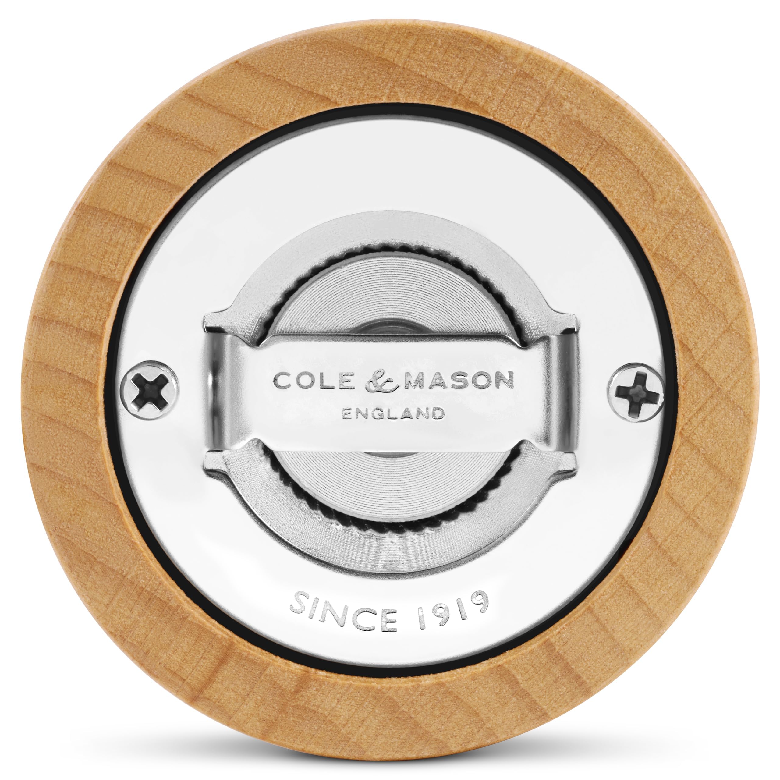 Cole & Mason Juego de Regalo London con Salero y Molinillo de Pimienta, 130 mm / 5", Madera de Haya Natural, Mecanismo de Molienda de Cerámica Afilada
