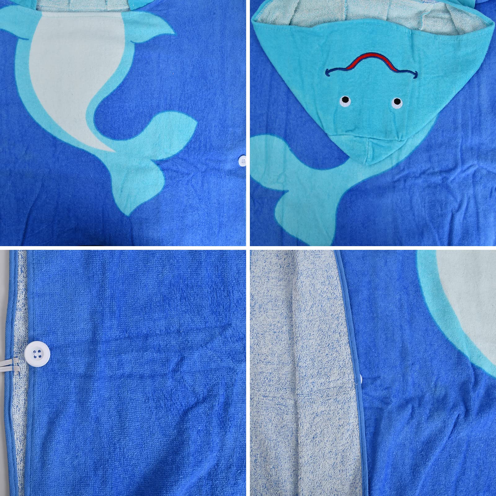 Aymax Kinderhanddoek, strandlaken, badhanddoek, 70 x 140 cm, microvezel