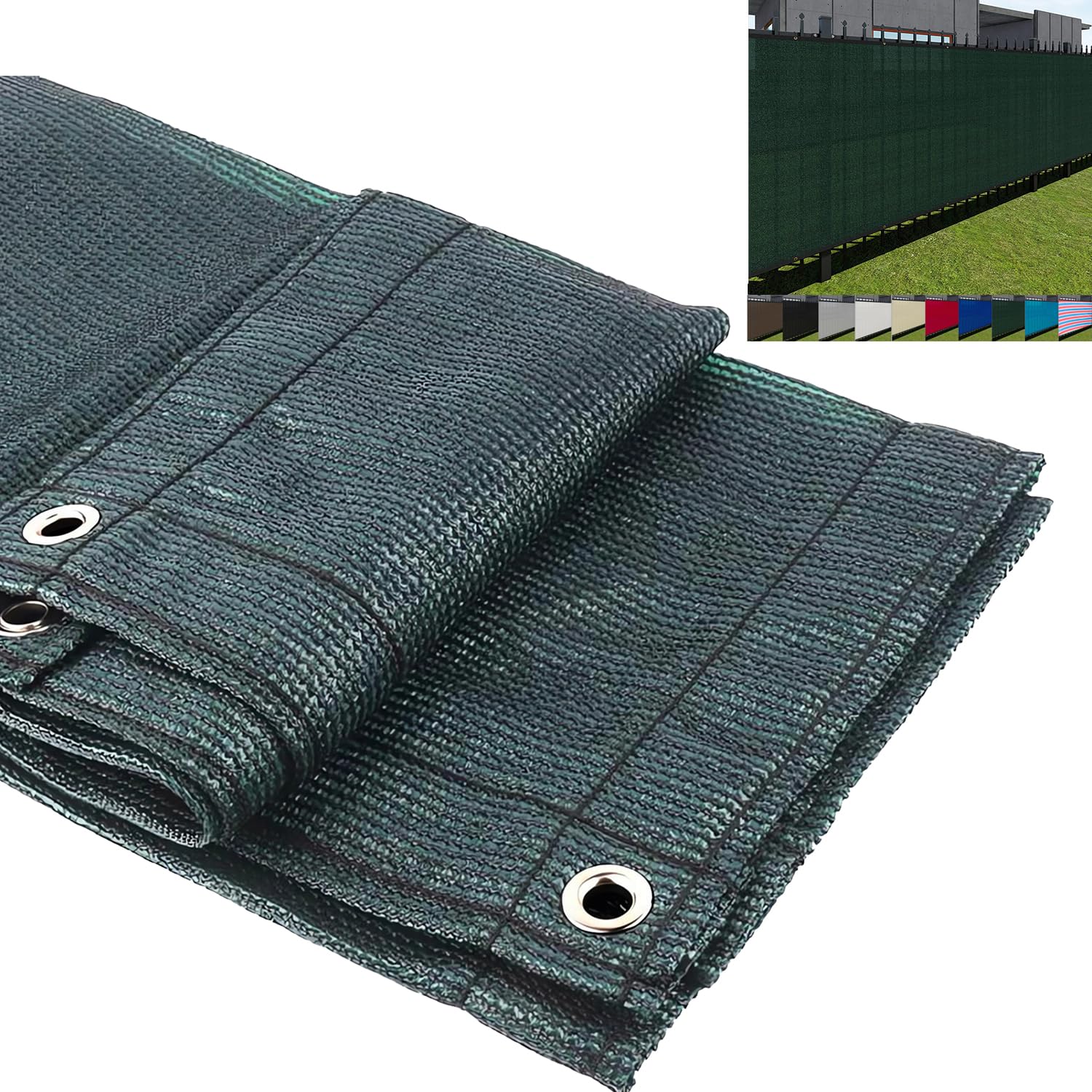 OTIGA Balcony Privacy Screen for Balcony,1.5x10m Mesh Fabric Garden Screening Outdoor UV protection,180gsm Fence Covering with Eyelets,for Outdoor Privacy Shield, Pool, Terrace, Patio, Fence Cover