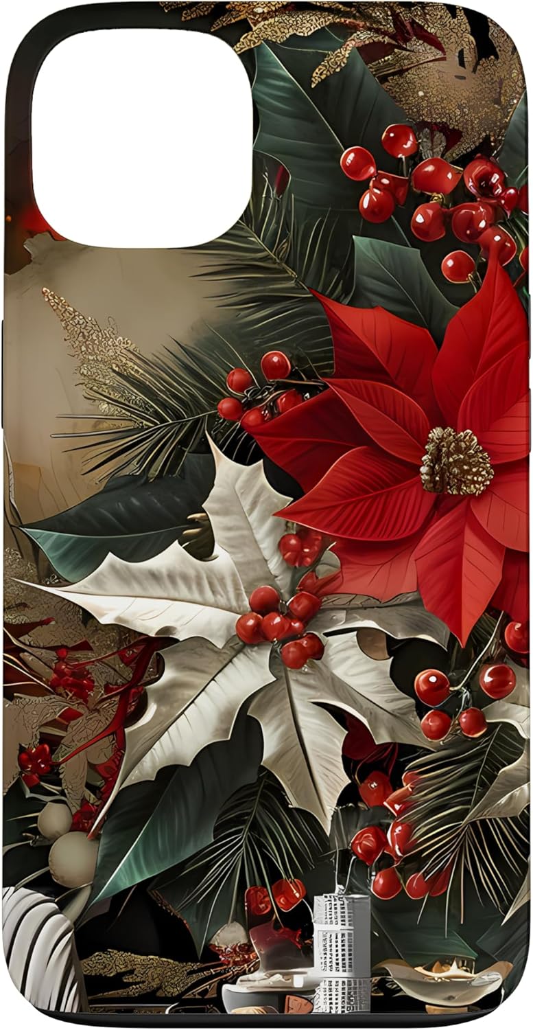 Christmas Classic Design - Vintage Holiday - Themed Decor Case for iPhone 15 Pro