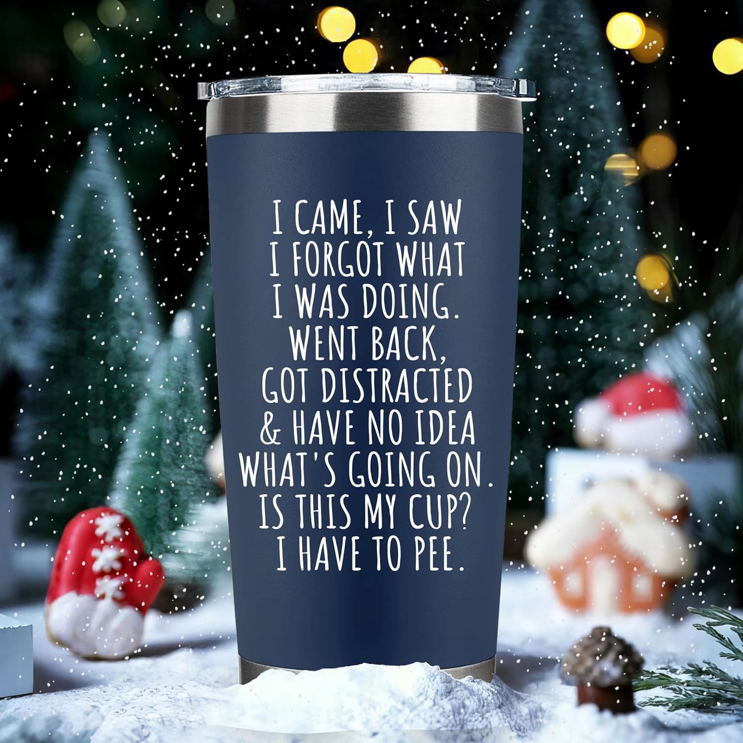 I Came I Saw I Forgot Coffee Mug – Sarcastic Over the Hill Gag Gifts for Elderly, Old People, Retirement, 50th 65th Birthday for Women & Men, Funny Travel Mugs Tumbler 20 Oz for Her, Grandpa, Grandma - Image 2