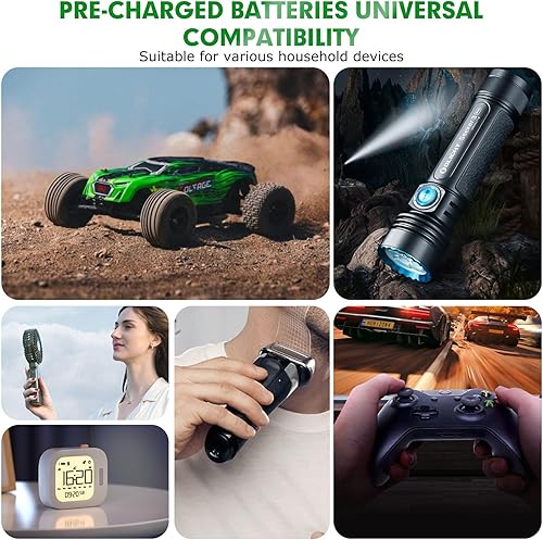 Miniatura 2 de Batería recargable 18650, paquete de 2 baterías de iones de litio de 3.7 V 18650 1800 mAh para faro, linterna LED, luces solares, juguete, mini