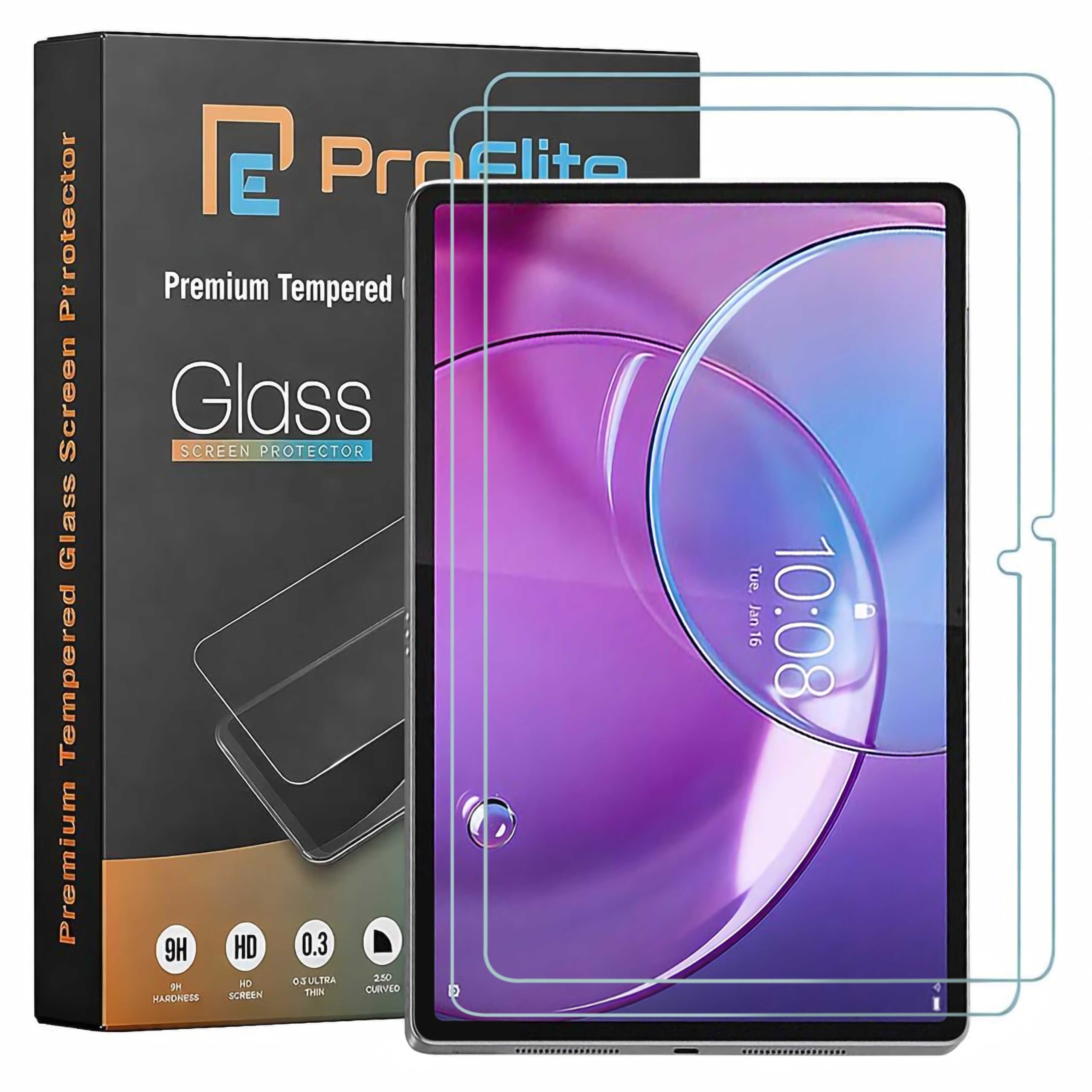proelite tempered glass screen protector for lenovo idea tab pro 2nd gen 13 inch 2026, premium tempered glass screen protector for lenovo idea tab pro 2nd gen 13 inch [2 pack]