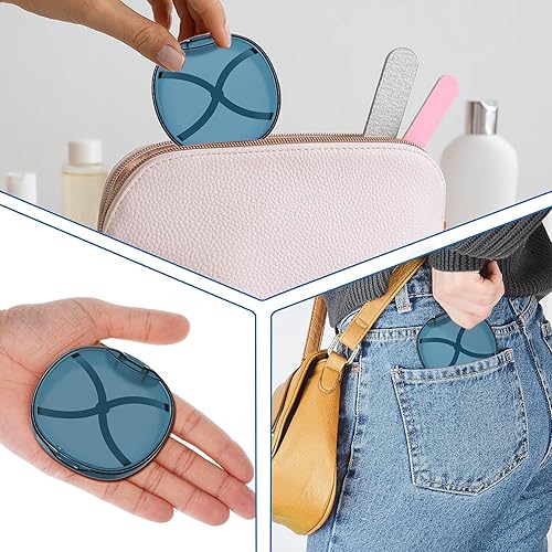 Miniatura 7 de Estuche de retención con orificios de ventilación, estuche protector bucal contenedor de almacenamiento dental (verde)