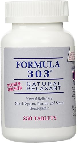 Dee Cee Labs Formula 303 Tabletas relajantes totalmente naturales de máxima resistencia 250 tabletas relajantes musculares totalmente naturales que Dee Cee Labs Formula 303 Tabletas relajantes totalmente naturales de máxima resistencia 250 tabletas relajantes musculares totalmente naturales que