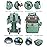 KABAQOO Diaper Bag Backpack with Detachable Changing Station, Large Capacity Baby Diaper Bags for Boys & Girls, Baby Registry Search Stuff & Shower Gifts, Newborn Essentials Must Haves, Green Grey