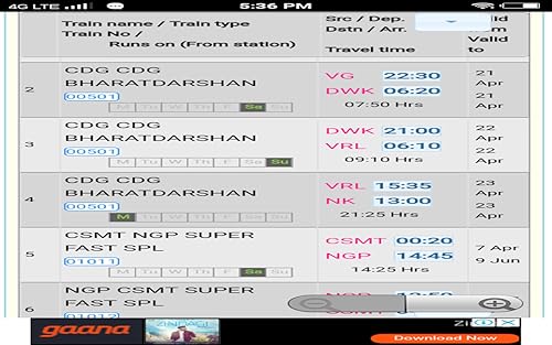Train Enquiry