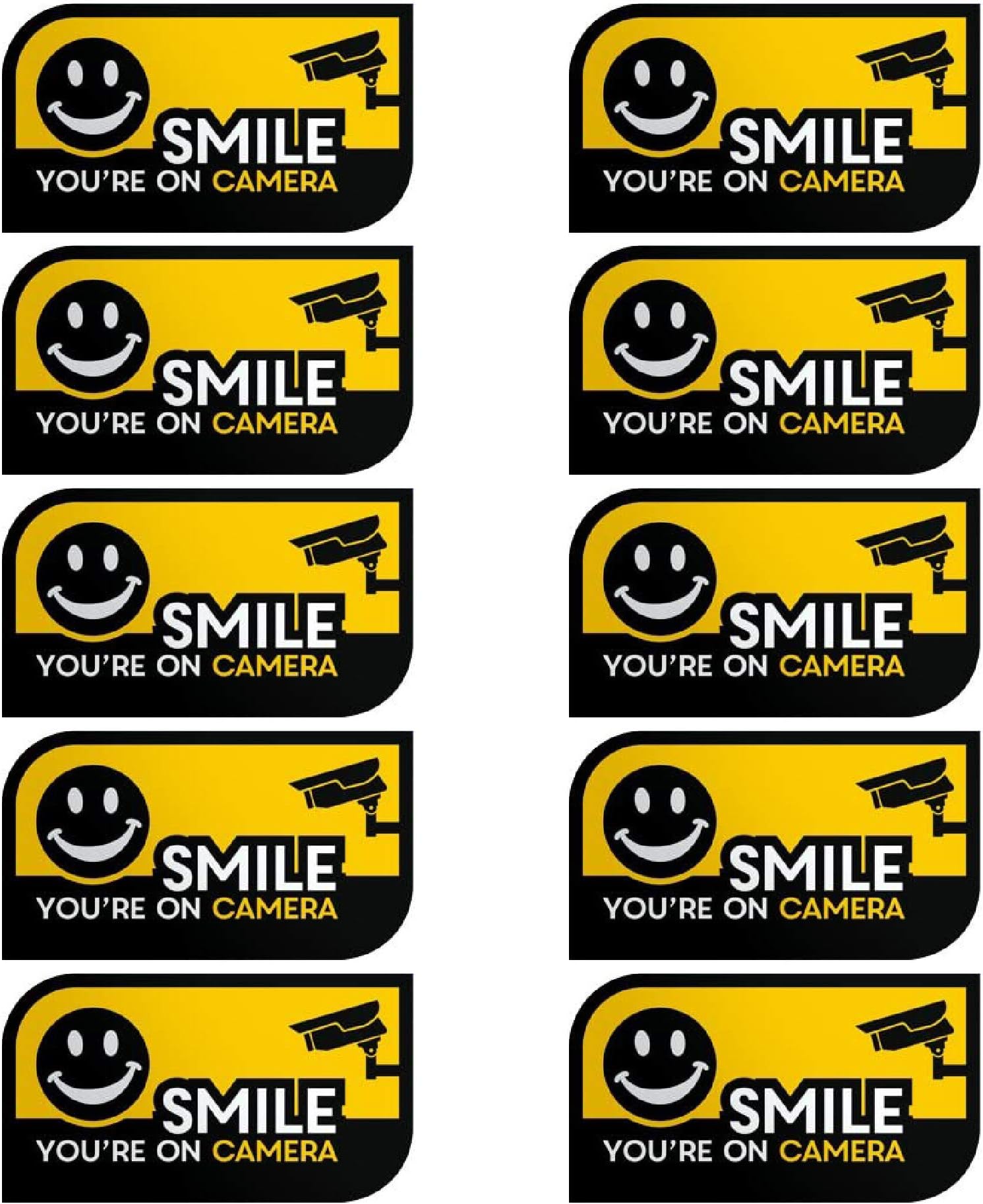 Security CCTV Warning Stickers